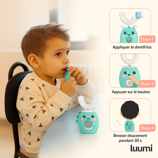 Brosse à dents enfant Luumi™ 360°