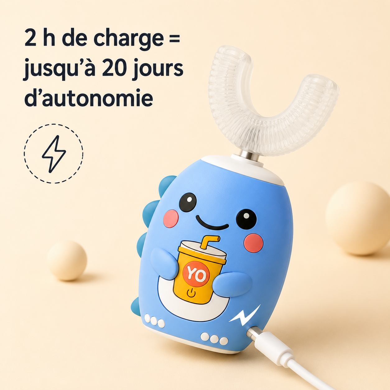 Brosse à dents enfant Luumi™ 360°