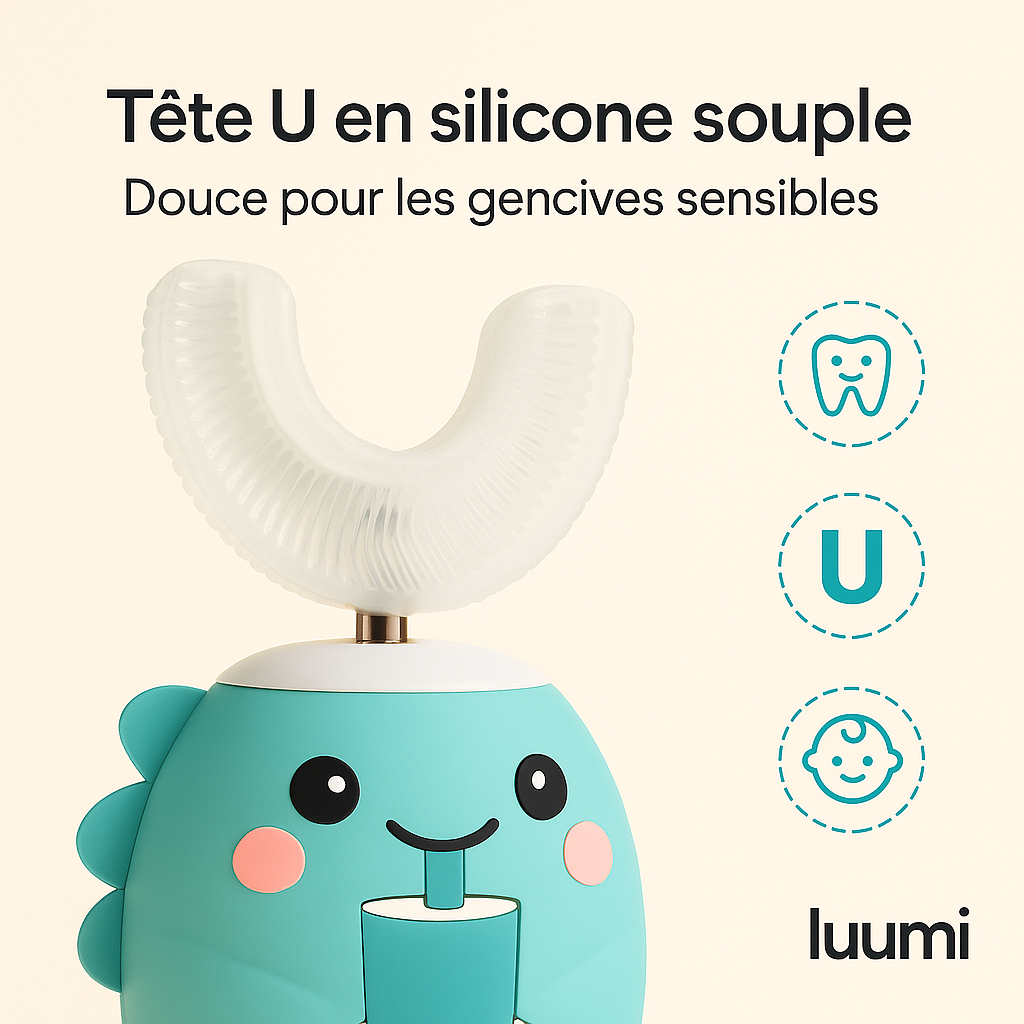 Brosse à dents enfant Luumi™ 360°