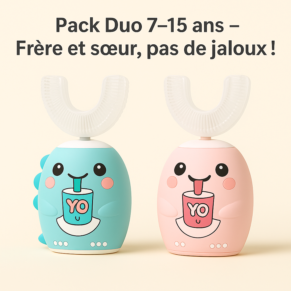 🪥 Pack Duo – 2 brosses, 2 enfants, 1 seule routine !